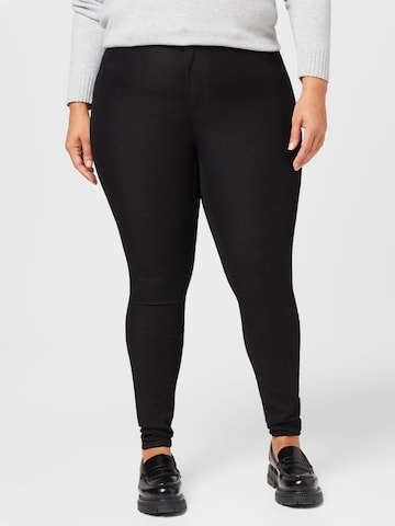 EVOKED - Skinny Jeggings en negro: frente