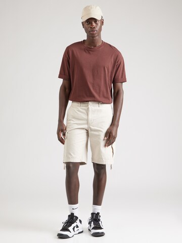 Loosefit Pantalon cargo 'JPSTCole Barkley' JACK & JONES en beige