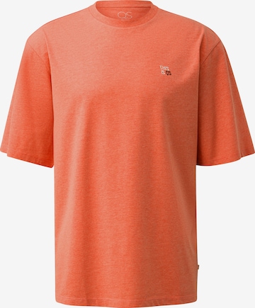 T-Shirt QS en orange : devant