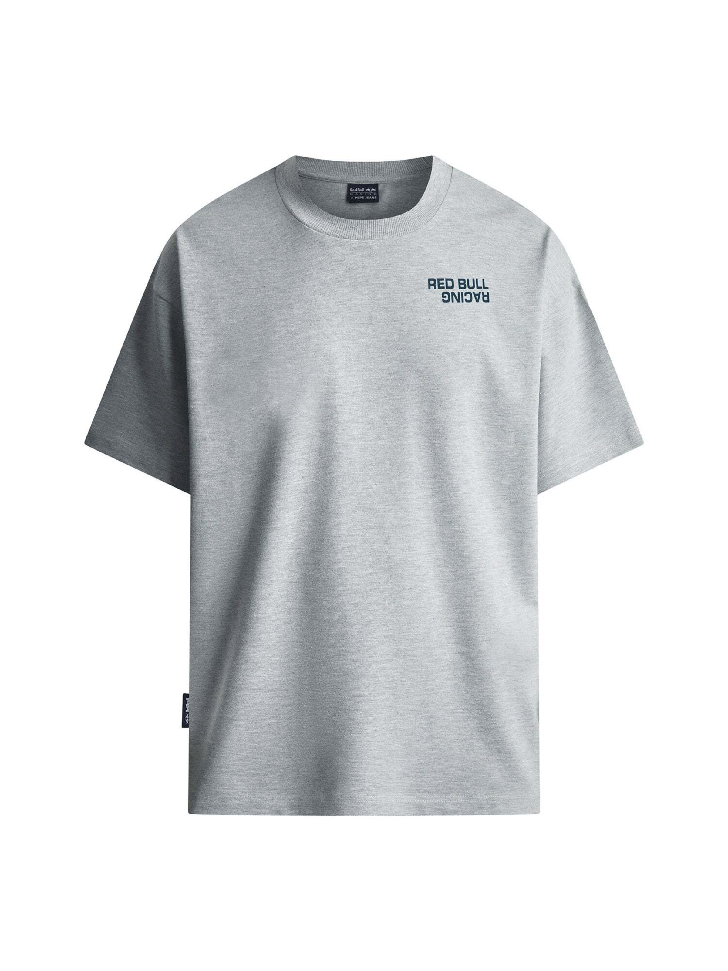 Maglietta di Red Bull Racing x Pepe Jeans in grigio: frontale