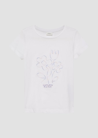 T-Shirt s.Oliver en blanc