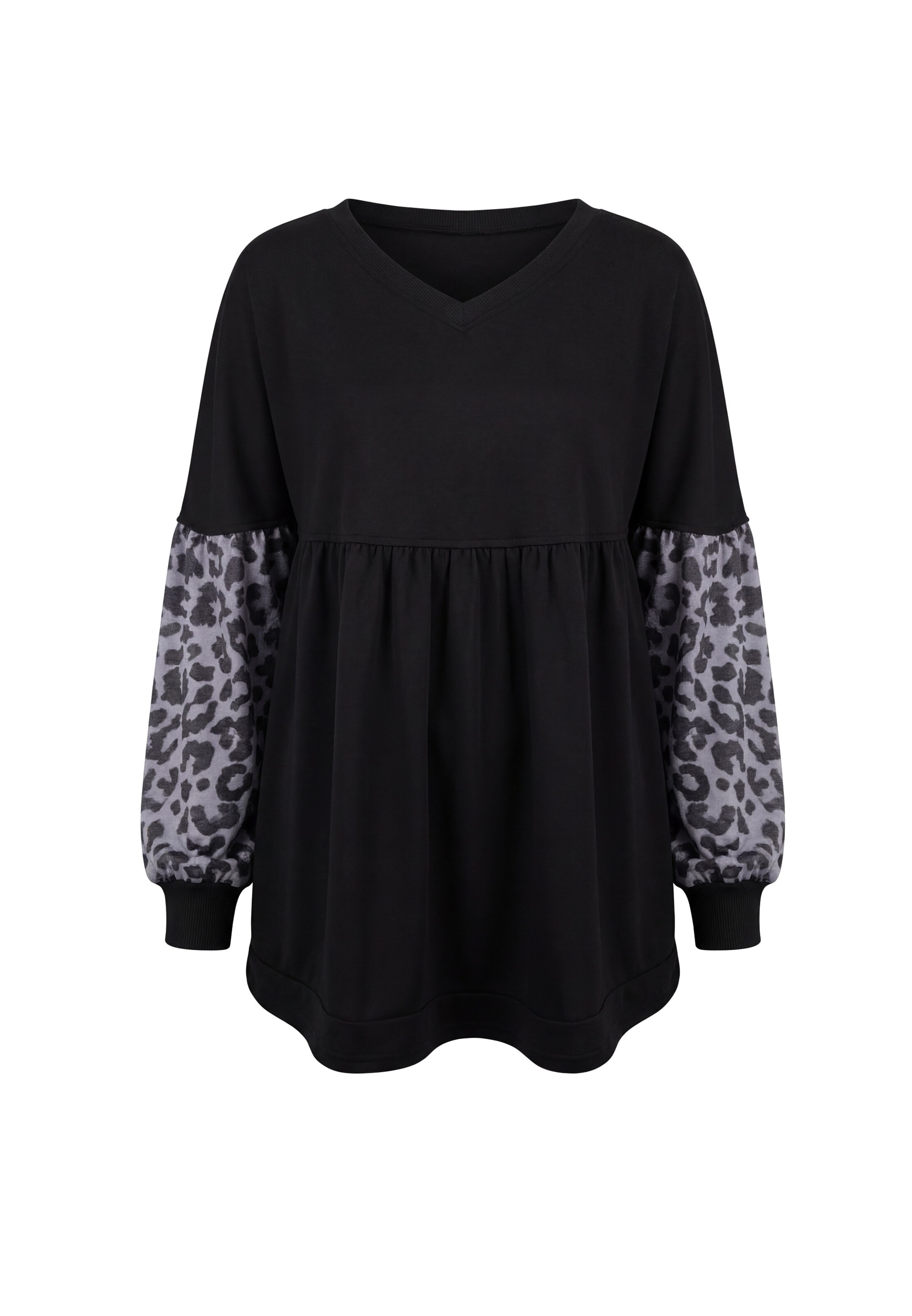usha BLACK LABEL - Sudadera en negro: frente