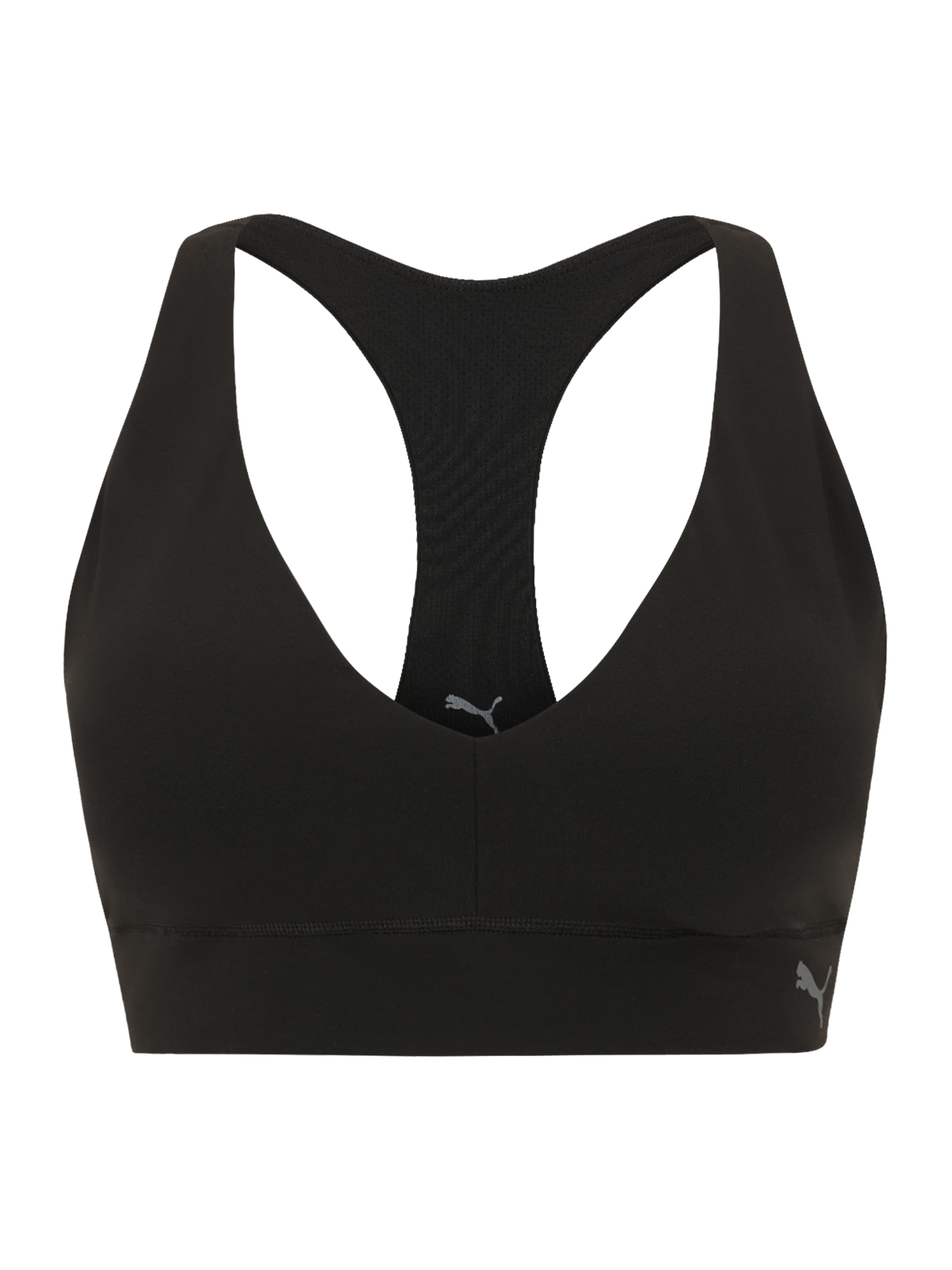 PUMA Спортивный бюстгальтер 'Shapelux' в Черный: спереди