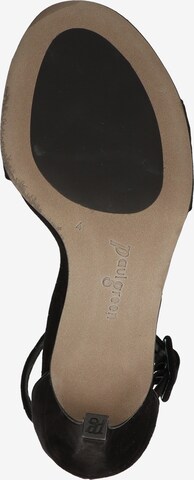 Paul Green Remienkové sandále - Čierna