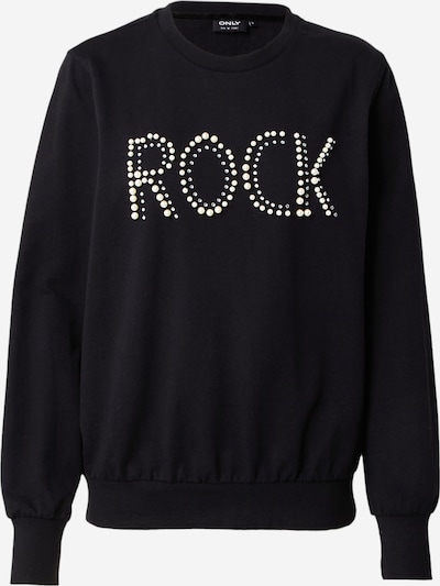 ONLY Sweater majica 'AMY' u crna / prozirna / biserno bijela, Pregled proizvoda