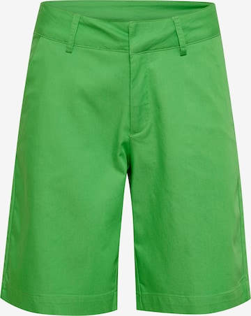 Pantalon 'Alea' Kaffe en vert : devant