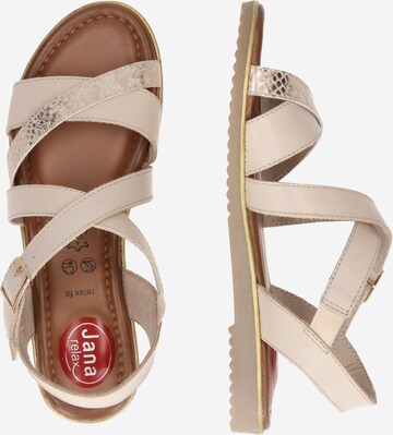 JANA Sandals in Beige