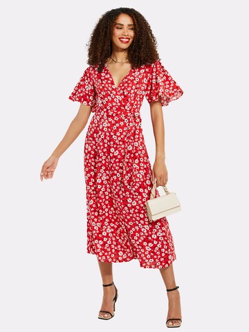 Threadbare Zomerjurk 'Malika' in Rood: voorkant