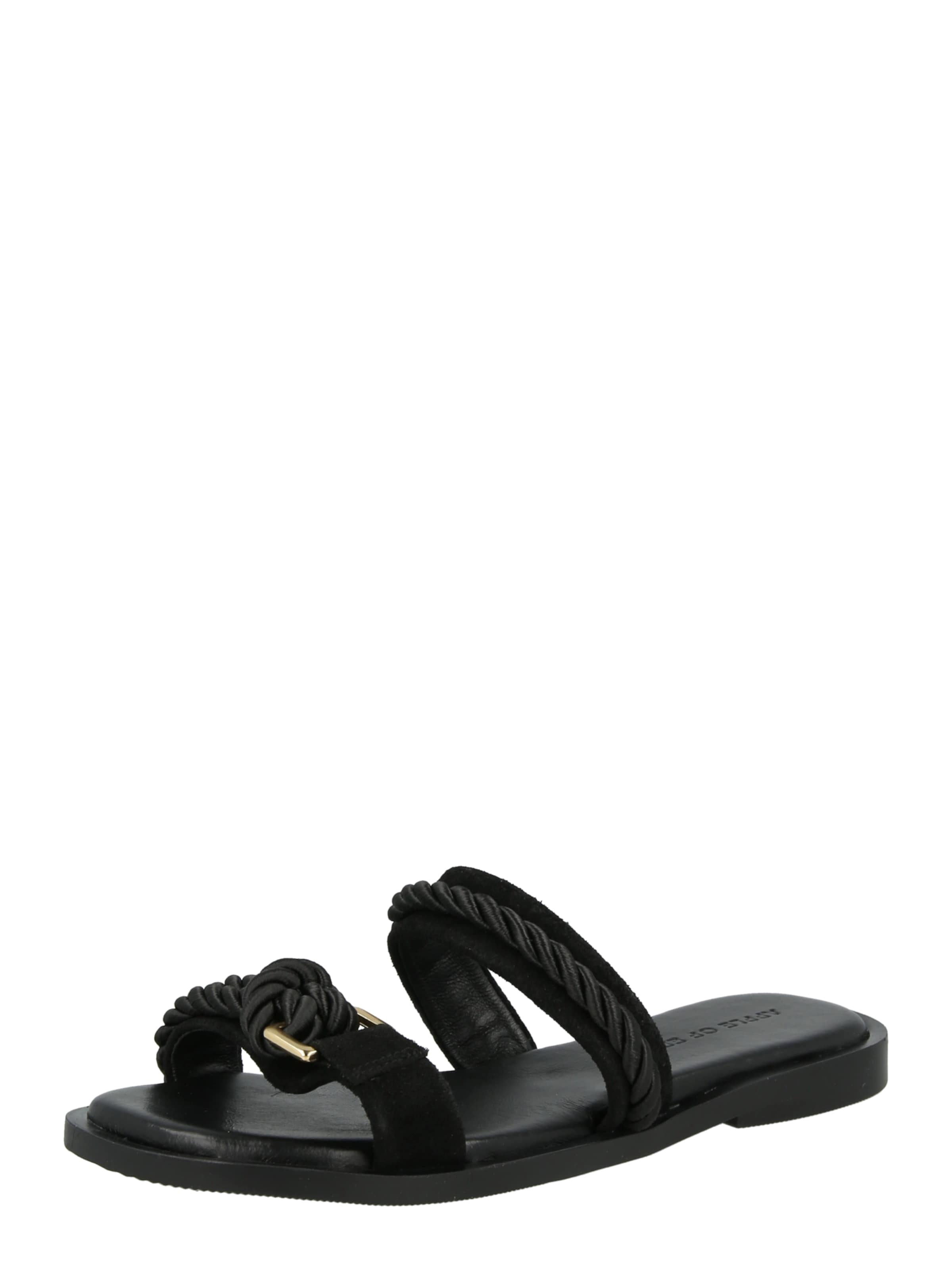 Apple of Eden Slippers 'ADA 1' in Black: front