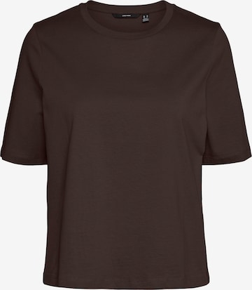 VERO MODA - Camiseta 'Molly' en marrón: frente