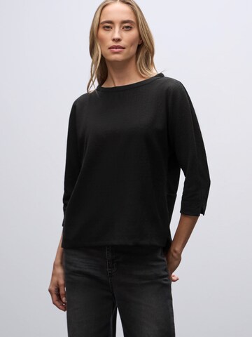 STREET ONE - Camiseta en negro: frente