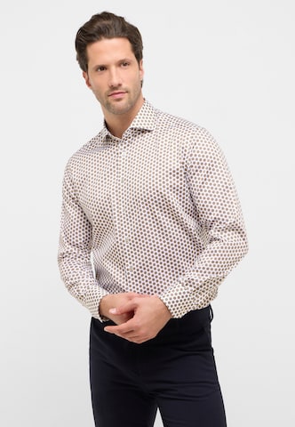 ETERNA Regular Fit Hemd in Braun: Vorderseite