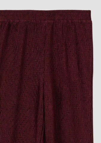 Regular Pantalon s.Oliver en rouge