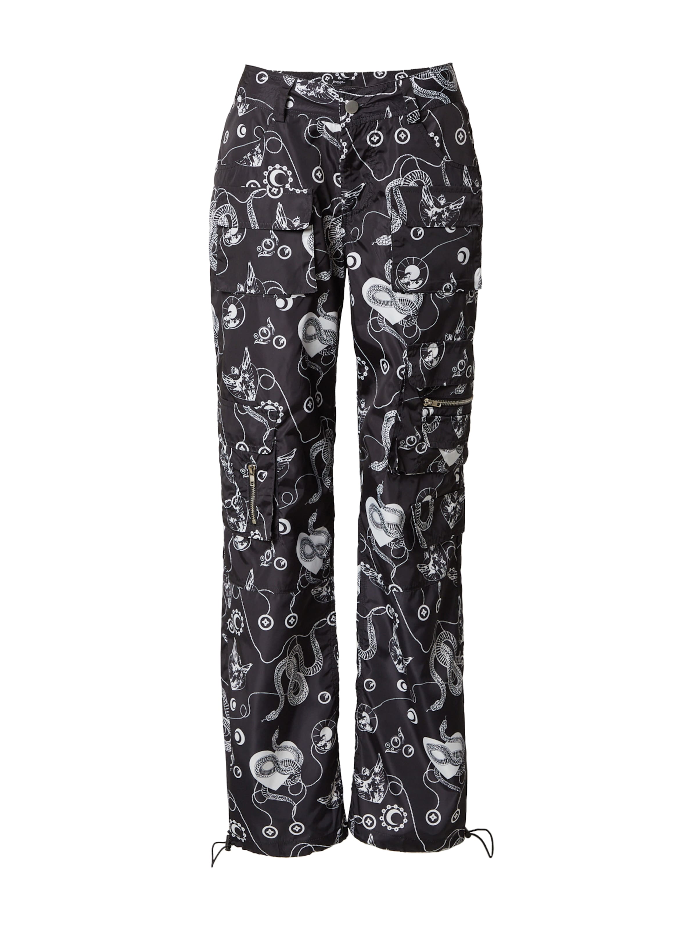 Nasty Gal Kapsáče - tmavosivá / biela, Produkt