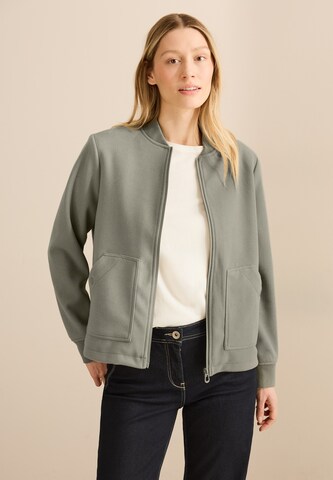 CECIL Blouson in Woll-Optik in Grün: Vorderseite