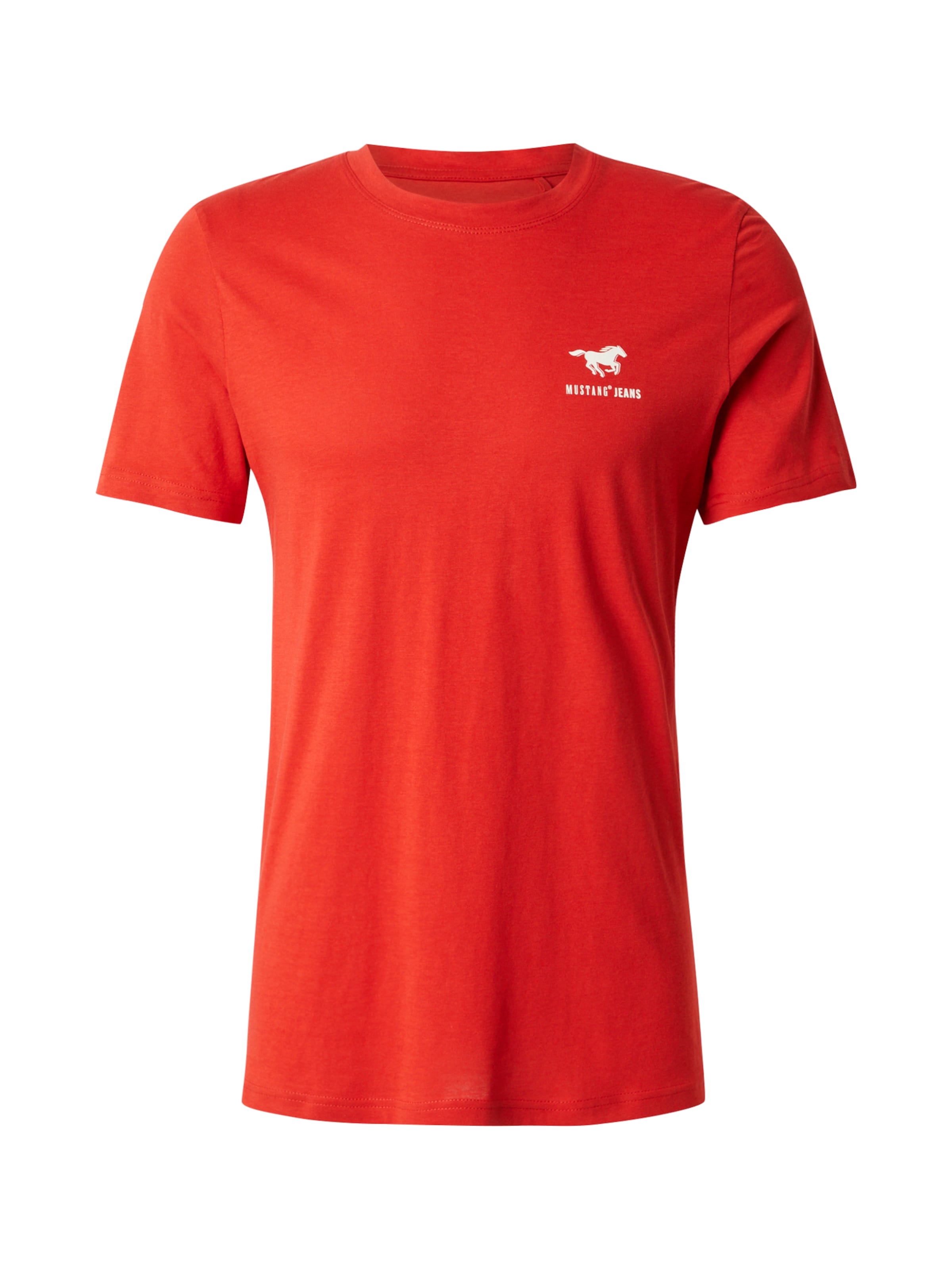 MUSTANG Shirt 'Austin' in Bright red / White, Item view