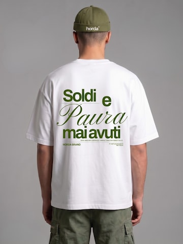 Maglietta 'Boxy Oversized Heavyweight Cotton T‑Shirt – Made in Italy' di Horda in bianco