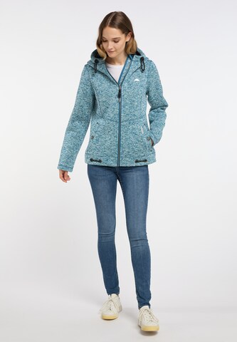 Schmuddelwedda Fleece jas in Blauw