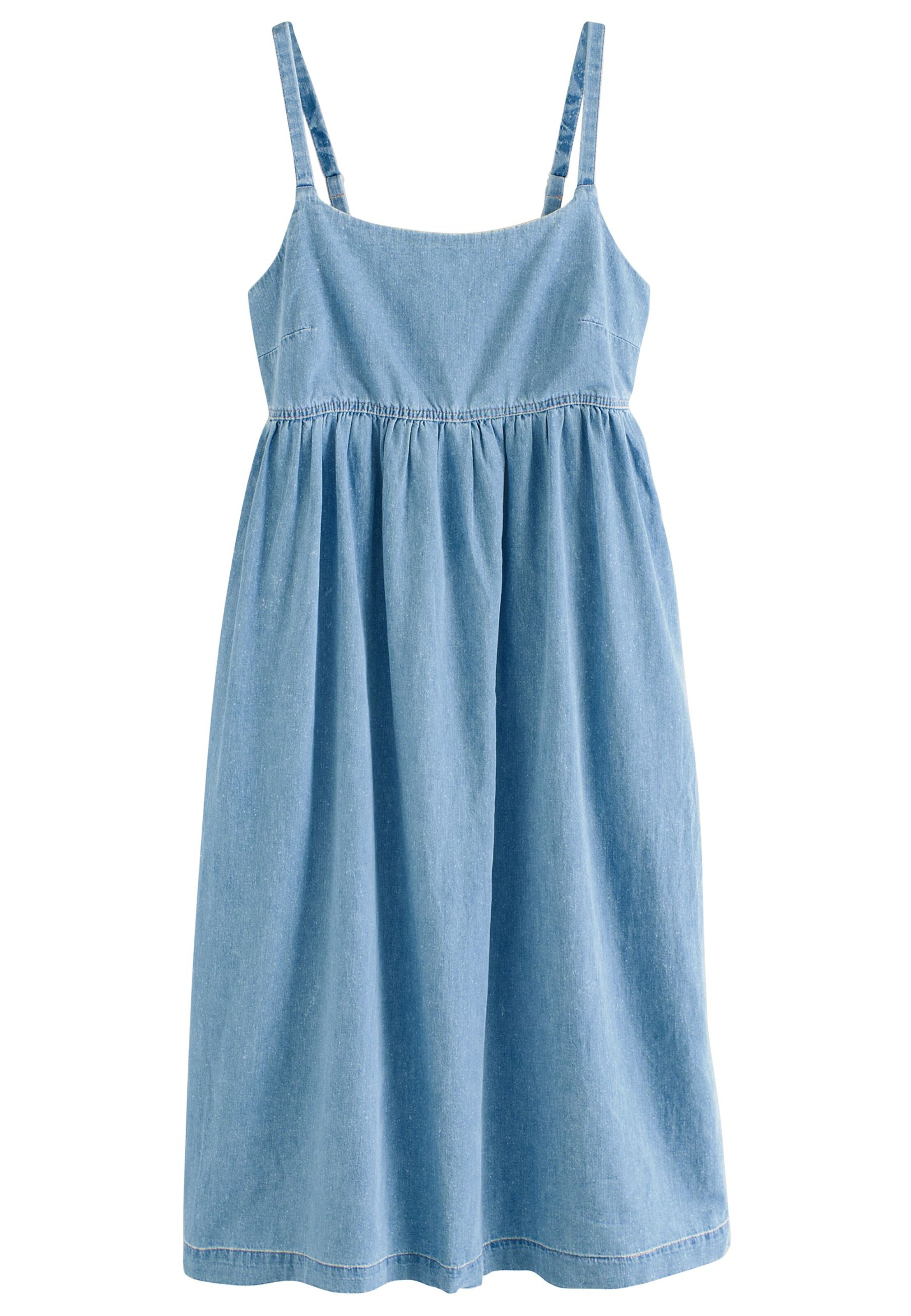 Rochie de la Next pe albastru: față