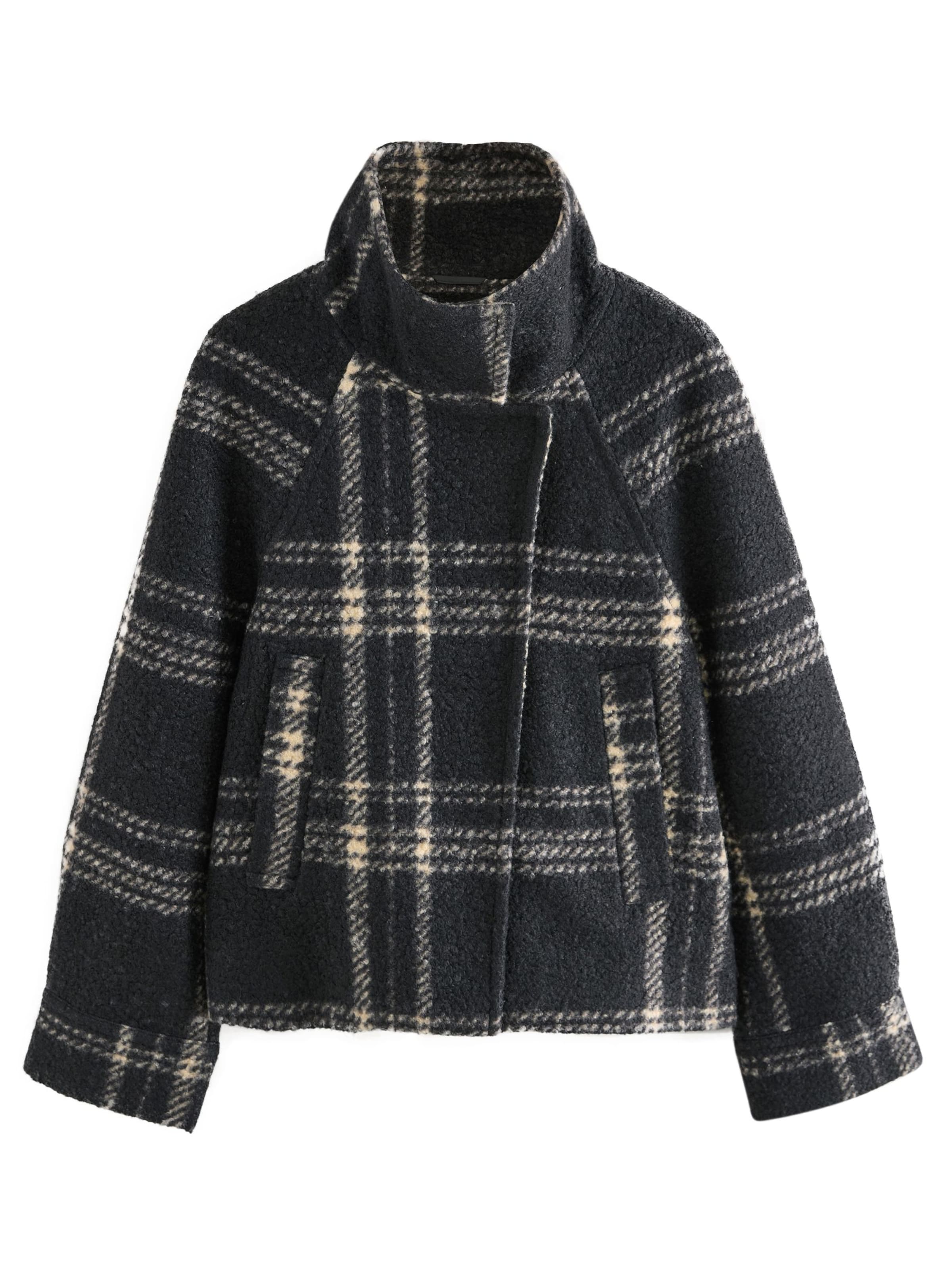 Next Manteau mi-saison en beige / noir, Vue avec produit