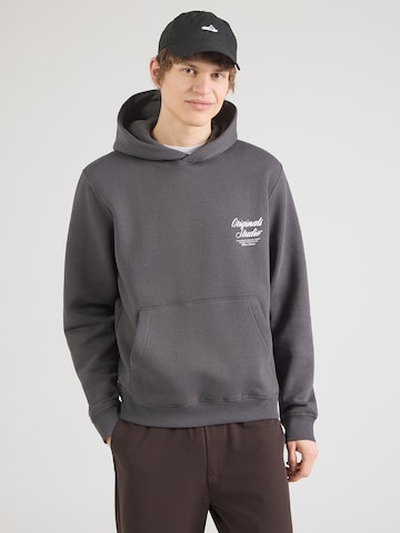 JACK & JONES Mikina 'JWHNORREBRO' – šedá: přední strana