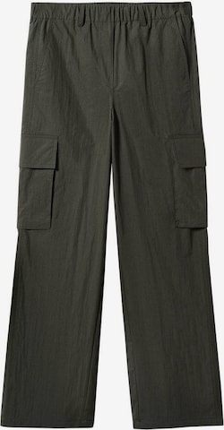 Loosefit Pantalon cargo 'Seul' MANGO en vert : devant