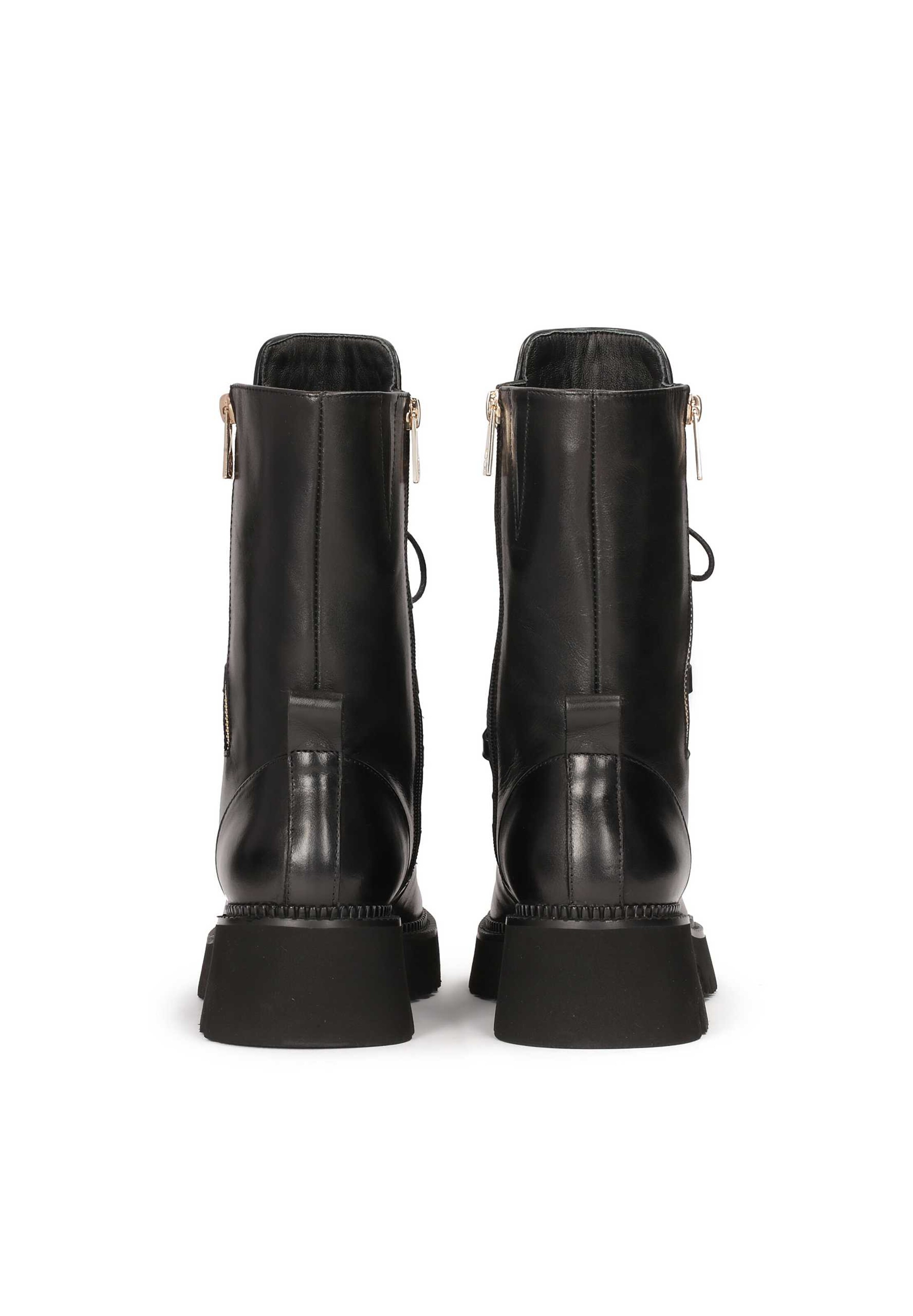 Bottines à lacets Kazar en noir