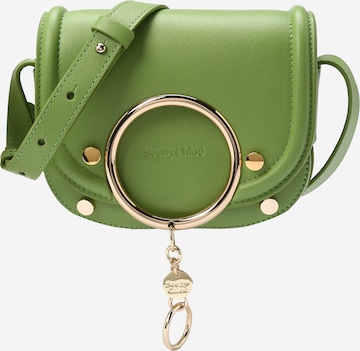 Borsa a tracolla di See by Chloé in verde: frontale