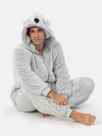 PANTONECLO Hausanzug 'Pantoneclo Men’s Overall'‌‌‌‌ in Grau