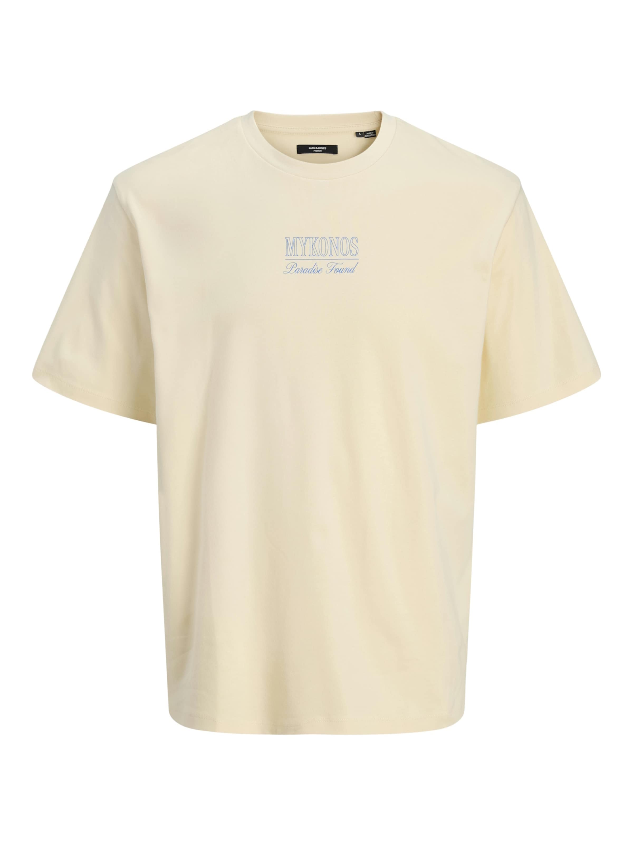 Maglietta 'Destination' di JACK & JONES in beige: frontale