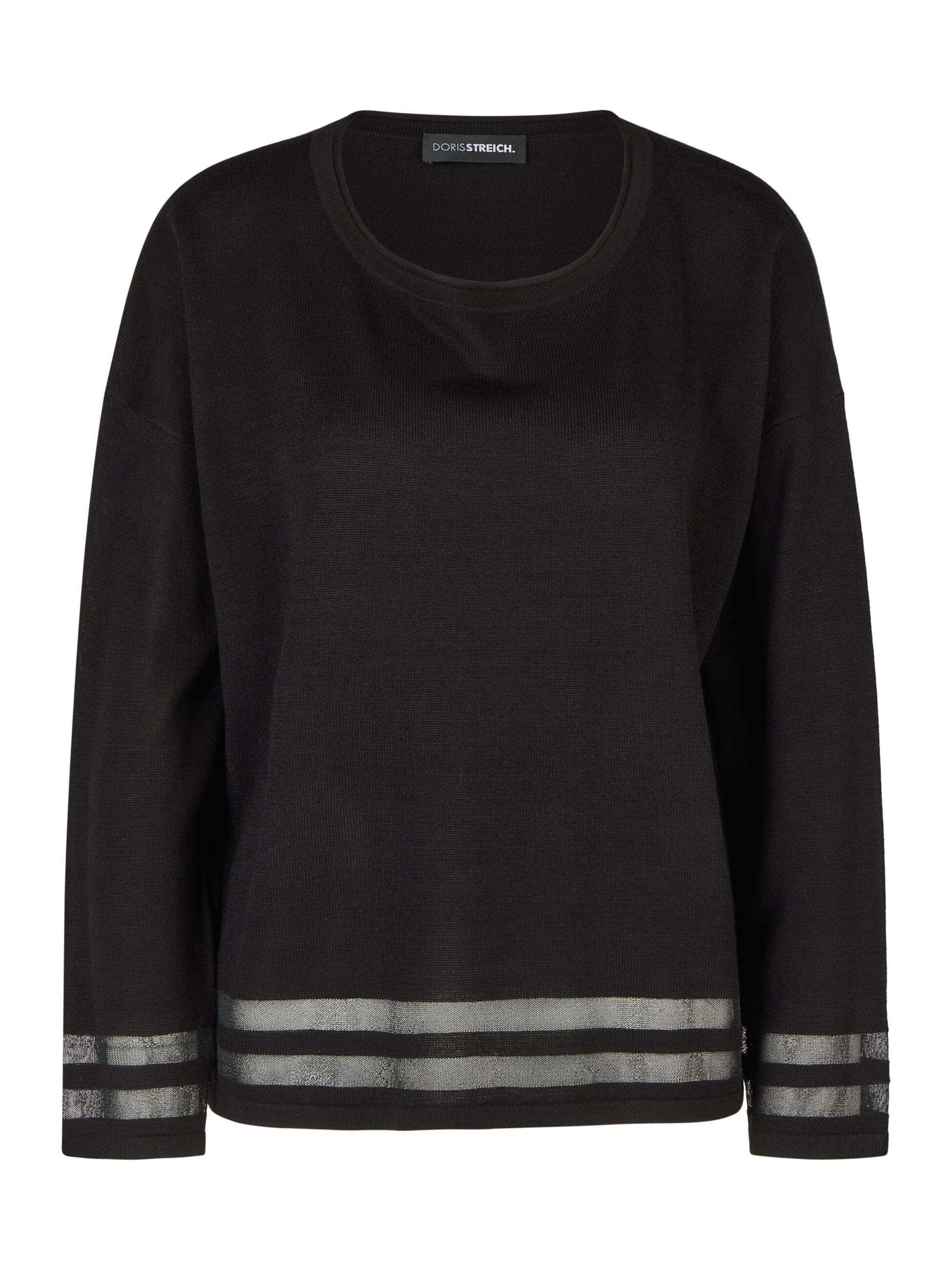 Doris Streich Pullover in Schwarz: Vorderseite