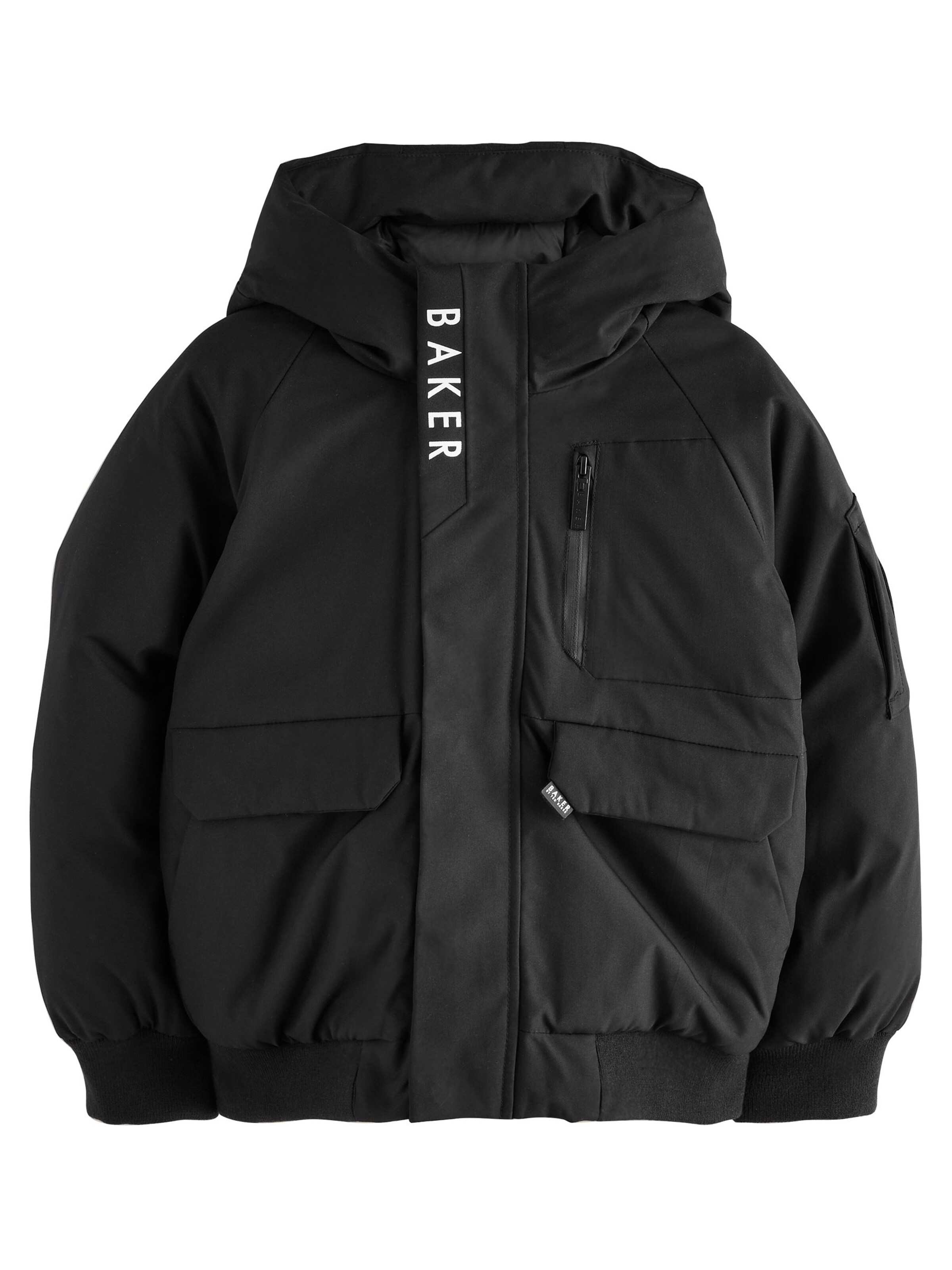 Baker by Ted Baker Übergangsjacke in Schwarz: Vorderseite