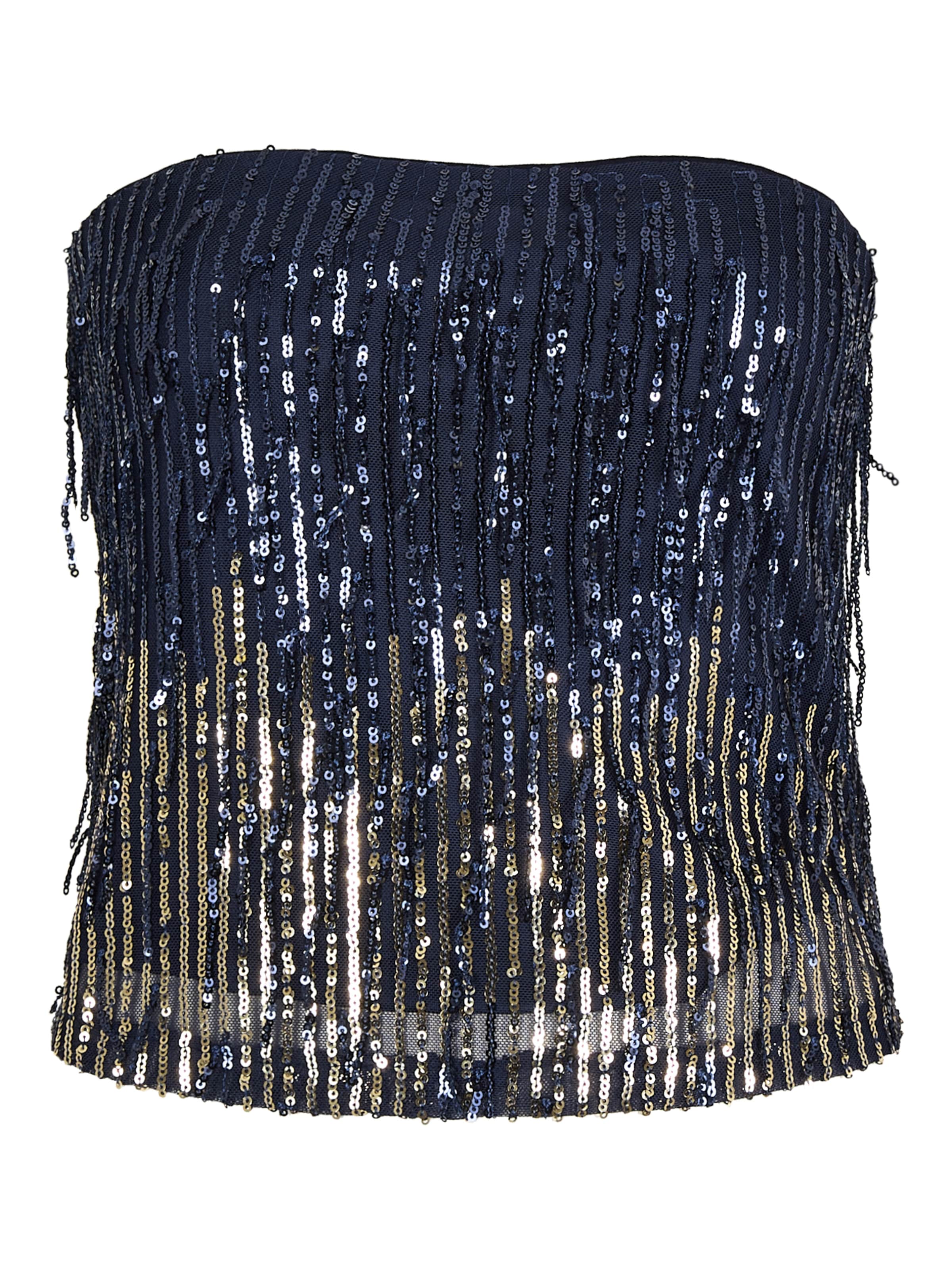 Haut ' ' Apricot en bleu : devant