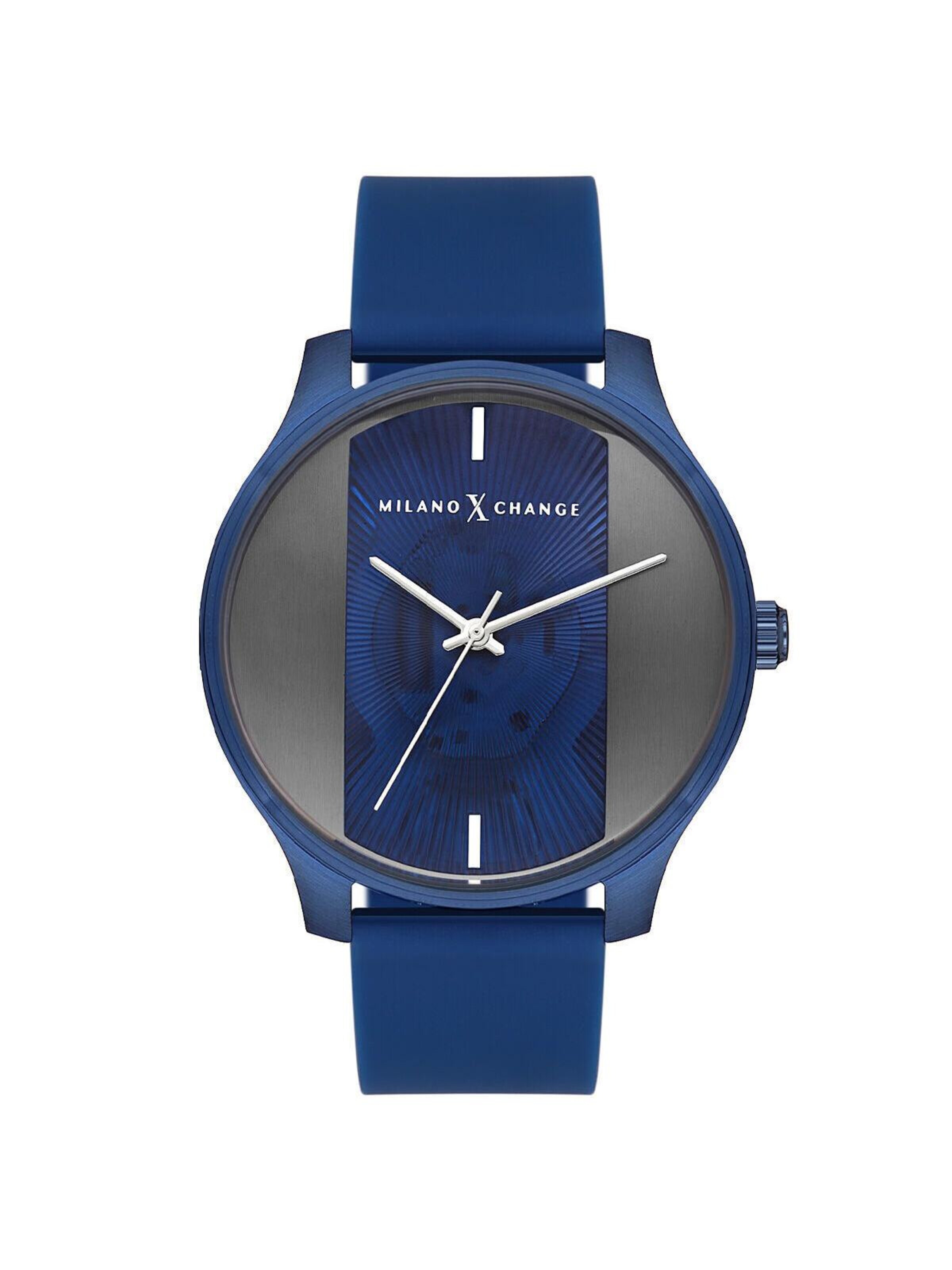 Orologio analogico 'Milano X Change Analog Men Watch MEX3235' di Milano X Change in blu: frontale