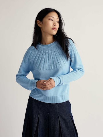 Pull-over 'Stone Chat' Seasalt Cornwall en bleu : devant