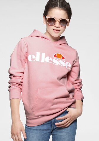 ELLESSE Sweatshirt 'Isobel' in Roze: voorkant