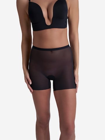 Bye Bra Shapingbroek 'Forming Tulle Shorty' in Zwart: voorkant