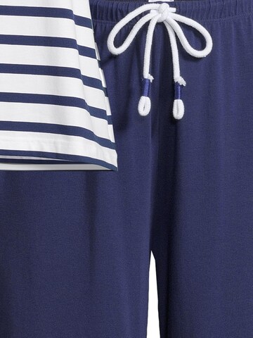 Mey Pyjama 'Solid Love' in Blauw