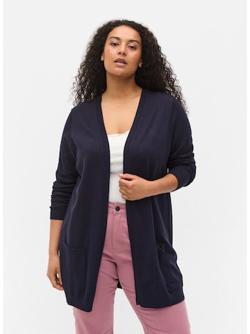 Cardigan 'CARRIE' Zizzi en bleu