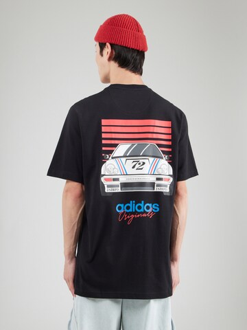 ADIDAS ORIGINALS Póló - fekete: elől