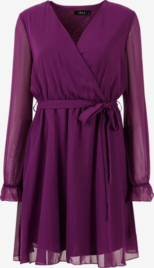 LELA Kleid in rotviolett, Produktansicht