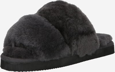 SHEPHERD Pantoufle en anthracite, Vue avec produit