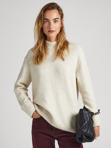 Pull-over 'DENISSE PERKINS' Pepe Jeans en beige : devant