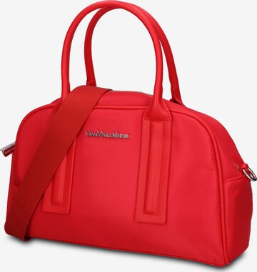 Borsa a mano 'Borsa a Mano Donna Celeste Nova Vegan Leather' di GianMarco Venturi in rosso: frontale