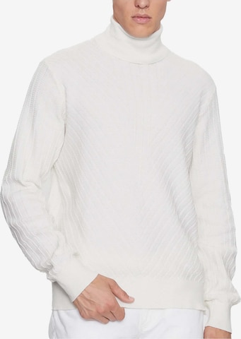 ARMANI EXCHANGE Sweater in White: front