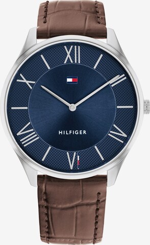 Montre à affichage analogique TOMMY HILFIGER en marron : devant