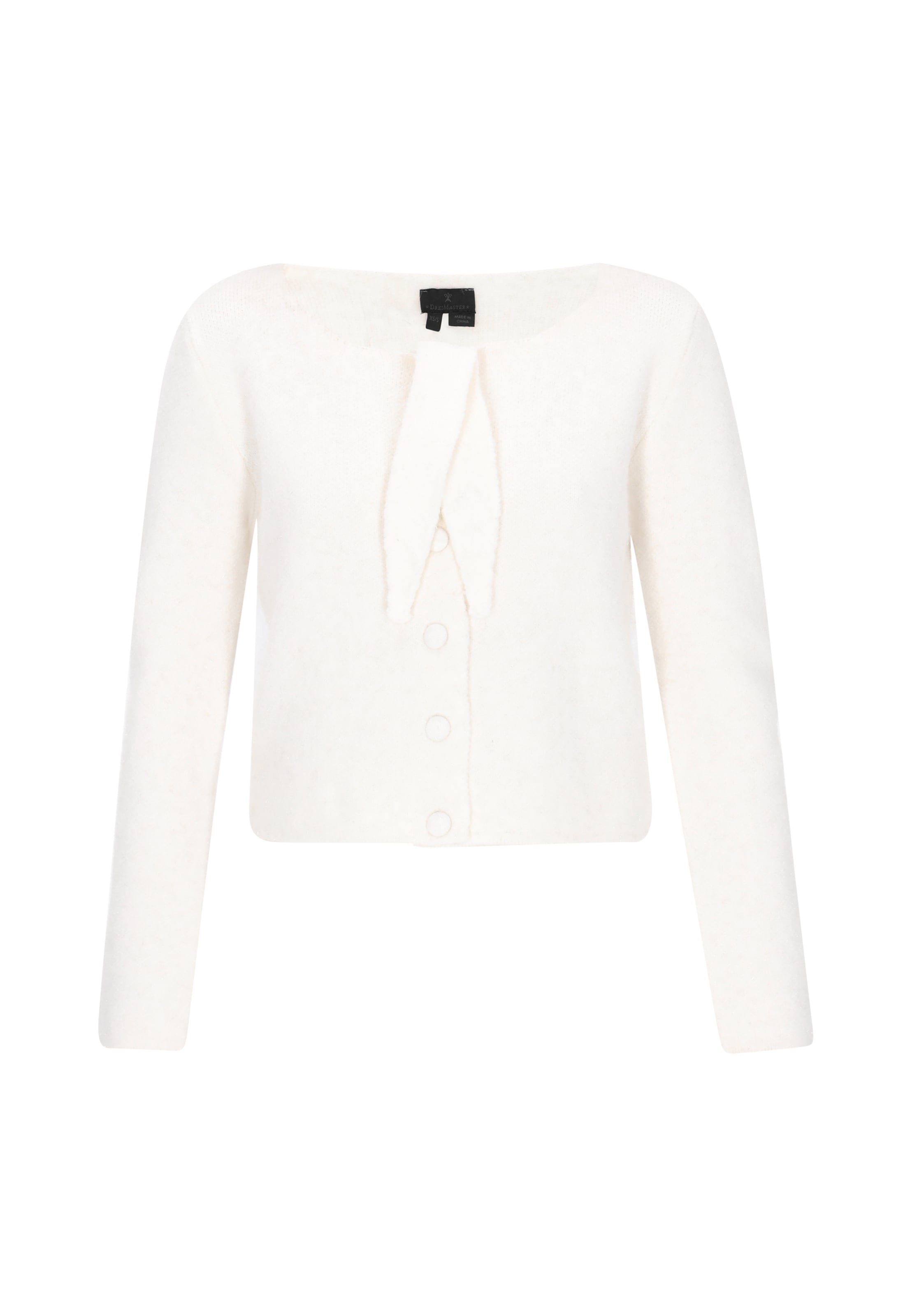 DreiMaster Klassik - Cárdigan en blanco: frente