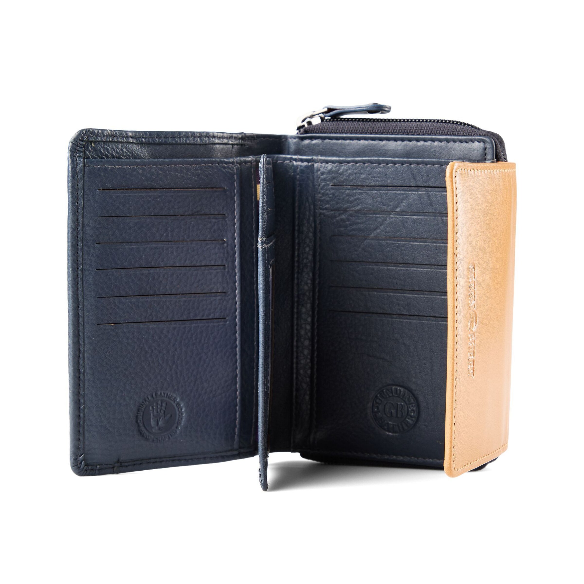 Portamonete 'Nappa' di GREENBURRY in blu