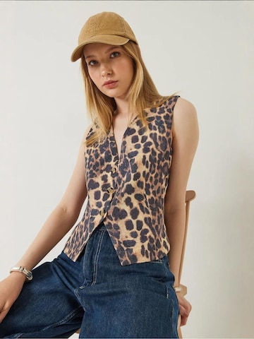 Gilet da completo di Bianco Lucci in beige