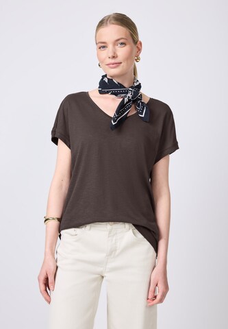 Street One Studio T-Shirt in Braun: Vorderseite